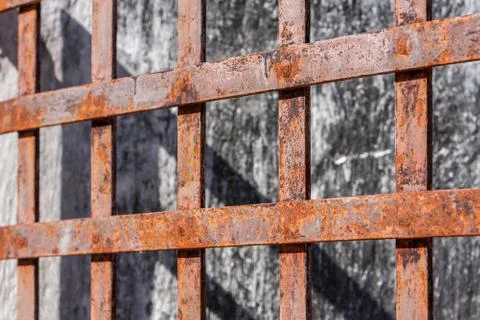 Rusty grid Stock Photos