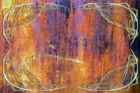 Rusty grunge texture Stock Photos