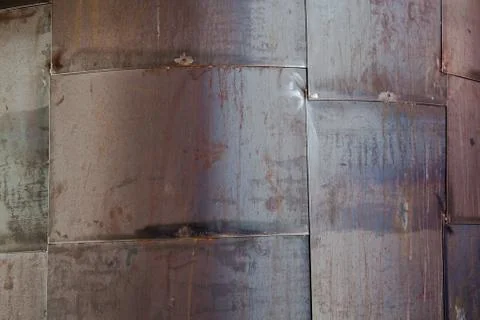 Rusty grunge wall Stock Photos
