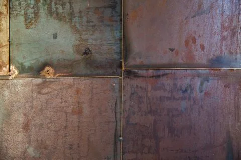 Rusty grunge wall Stock Photos