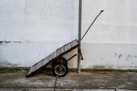 Rusty Hand Cart Stock Photos