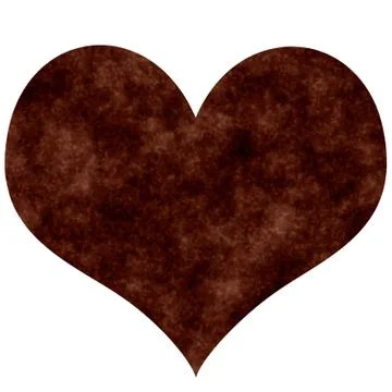 Rusty Heart Illustrazione stock