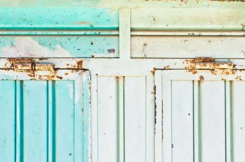 Rusty hinges Stock Photos