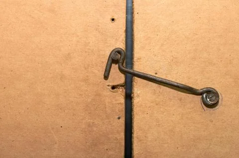 Rusty hook from a wire Stock Photos