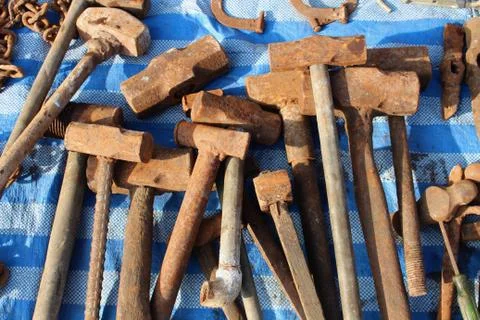 Rusty Hummer background Stock Photos