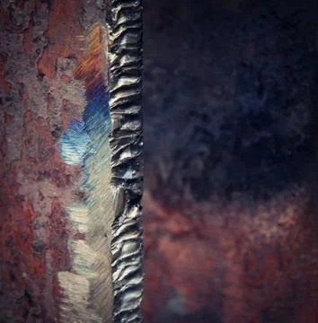 Rusty iron cut flame Stock Photos