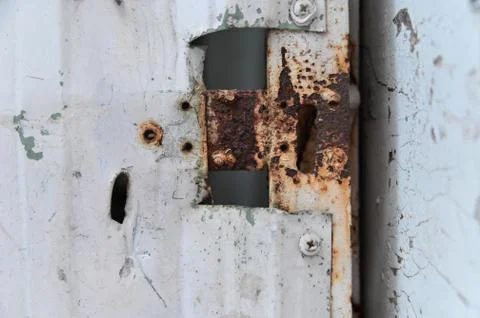 Rusty Iron Door Stock Photos