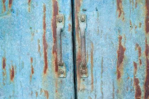 Rusty iron gate Stock Photos