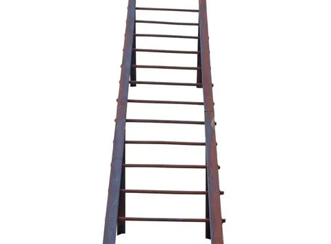 Rusty iron ladder Stock Photos
