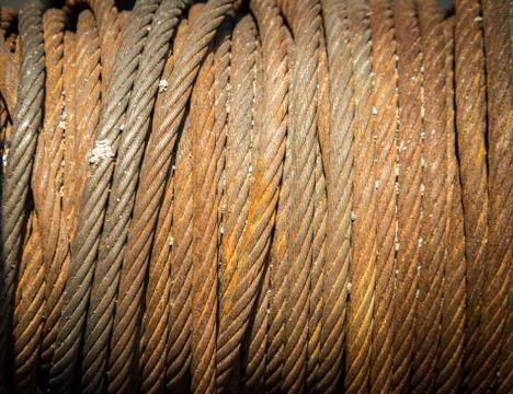 Rusty iron line construction Stock Photos