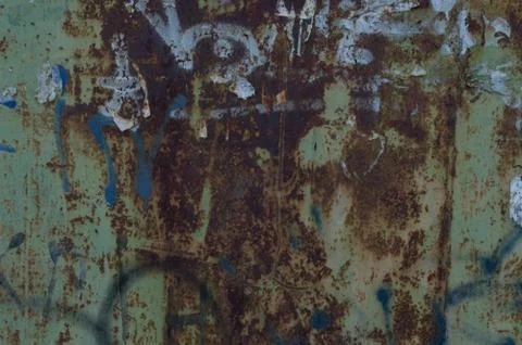 Rusty iron metal texture sheet Stock Photos