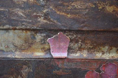 Rusty iron plate Stock Photos