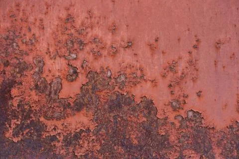 Rusty iron sheet with falling off paint Photos