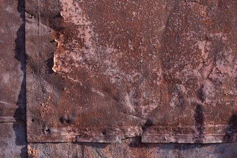 Rusty iron sheets Foto stock