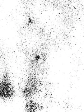 Rusty iron texture. Rust and dirt overlay black and white texture. Stock Illustration