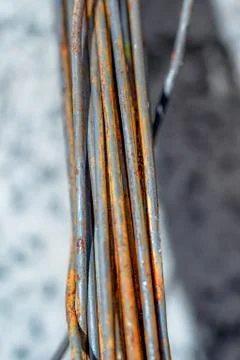Rusty Iron Wire Stock Photos