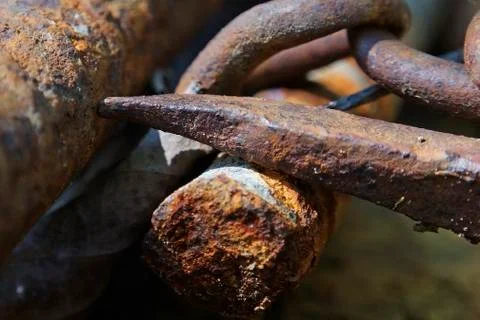 Rusty irons Stock Photos
