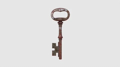 Rusty key Stock Footage 219633183