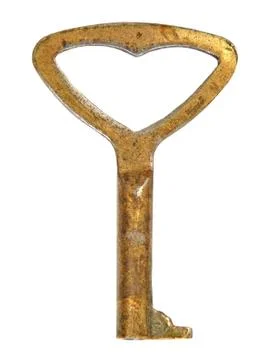 Rusty key. Stock Photos