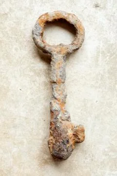 Rusty key Stock Photos
