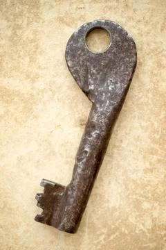 Rusty key Stock Photos