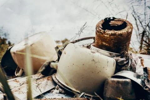 Rusty Kitchen Scrap Metal Stock Photos