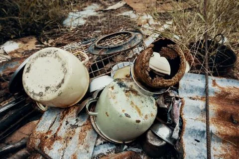 Rusty Kitchen Scrap Metal Stock Photos