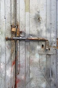 Rusty latch Stock Photos