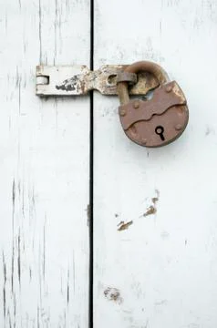 Rusty lock Stock Photos