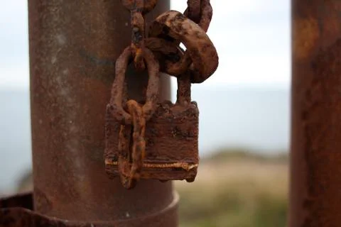 Rusty Lock Stock Photos