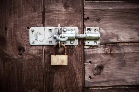 Rusty lock Stock Photos