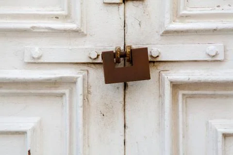 Rusty lock Stock Photos