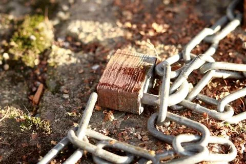 Rusty Lock Foto stock