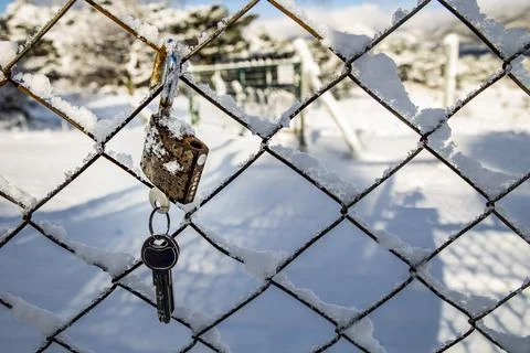 Rusty lock Stock Photos