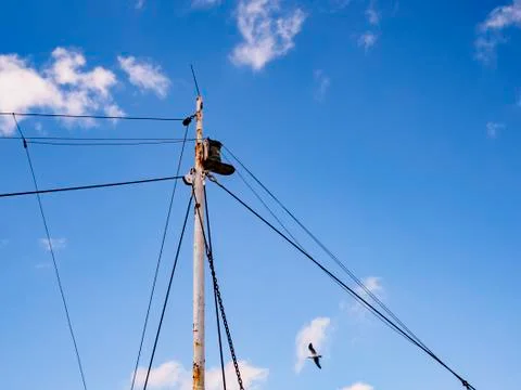 A rusty mast Stock Photos
