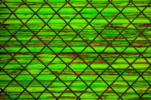 Rusty mesh in front Stock Photos