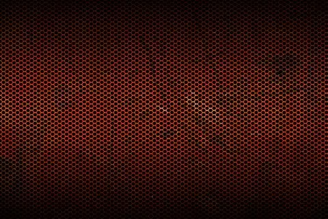 Rusty mesh metal background and texture. Stock Illustration