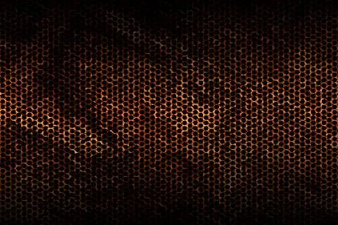 Rusty mesh metal background and texture. Stock Illustration
