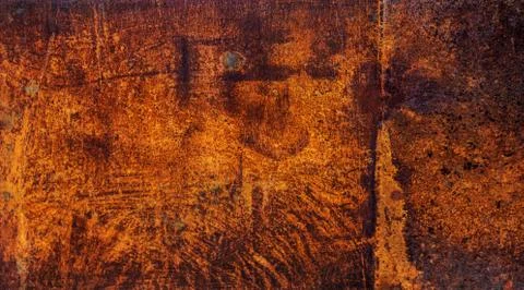 Rusty metal background. Rust on sheets of old black metal. Creative retro rus Stock Photos