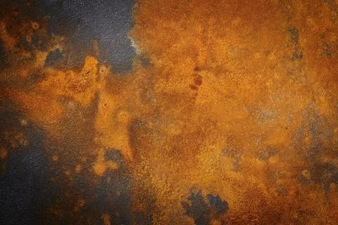 Rusty metal background. Space for text Stock Photos
