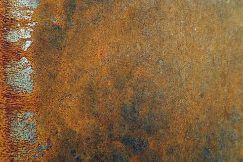 Rusty metal background texture in full frame Stock Photos