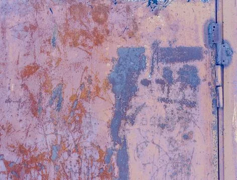 Rusty metal background.The texture of old rusty metal. Stock Photos