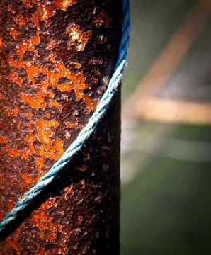 Rusty metal bar Stock Photos