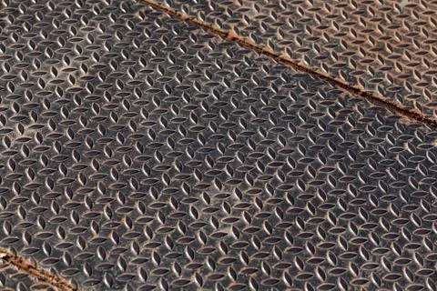 Rusty metal floor Stock Photos