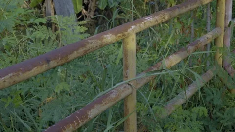 Rusty Metal Frame Texture 스톡 동영상 338342610