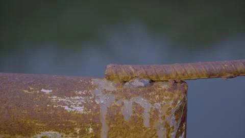 Rusty Metal Joint Video stock 338342549