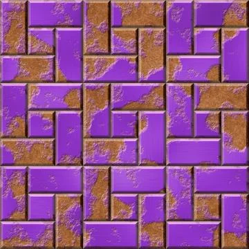 Rusty metal panels seamless generated hires texture Stock Illustration