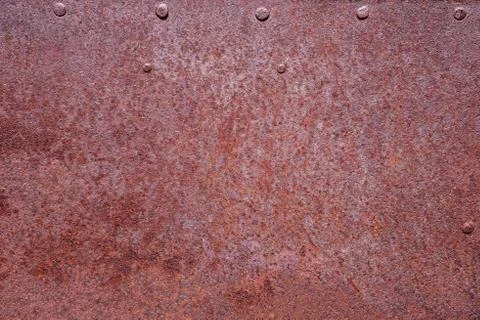 Rusty Metal With Rivets Stock Photos