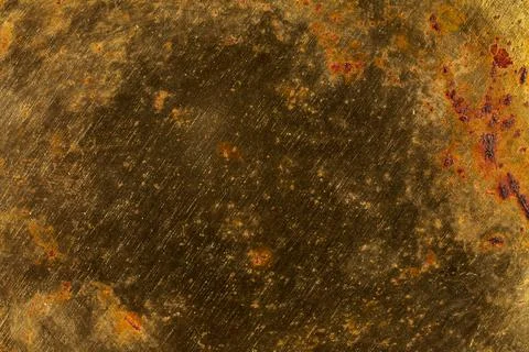 Rusty metal sheet texture with machine marks industrial surface Stock Photos