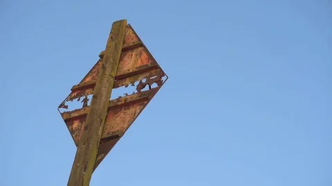 Rusty Metal Sign Видео 82699256